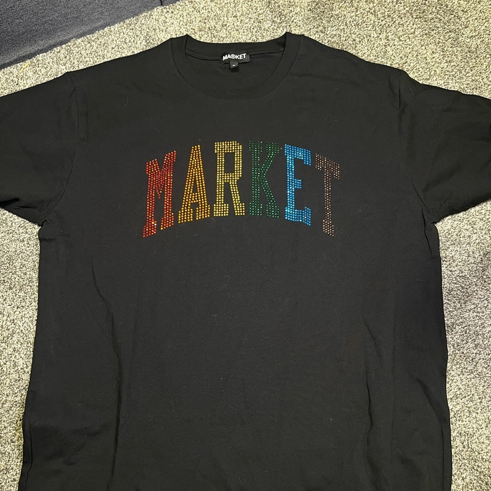 Arket Black Crew Neck T-Shirt